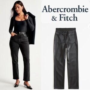 Abercrombie & Fitch The Ankle Straight Ultra High Rise  Sz 6 Short